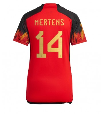 Belgien Dries Mertens #14 Replika Hjemmebanetrøje Dame VM 2022 Kortærmet